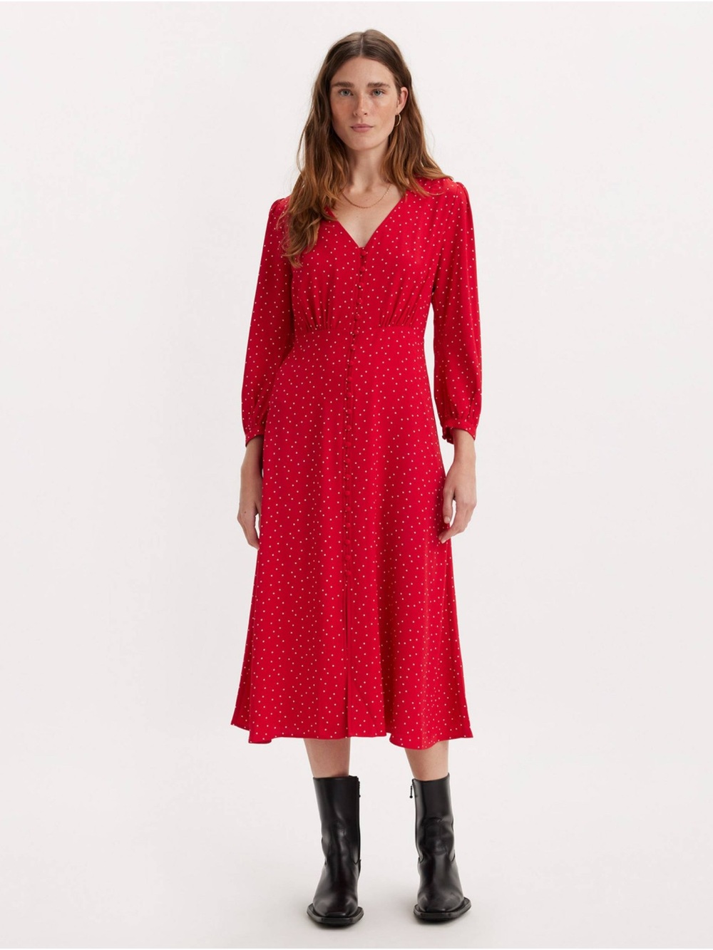 Levi's Breslin Long Sleeve Dress, size medium like new